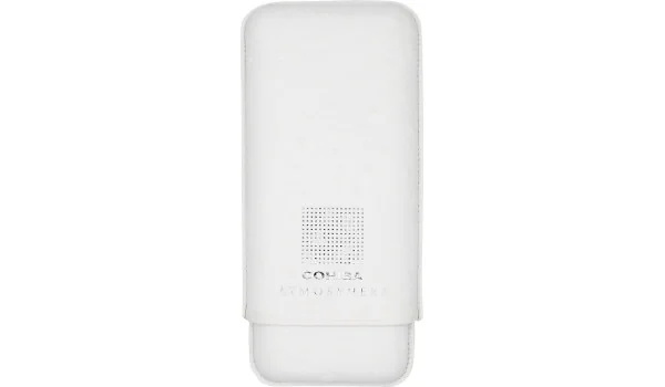 Pouzdro na doutníky Cohiba Atmosphere v bílé a stříbrné kůži