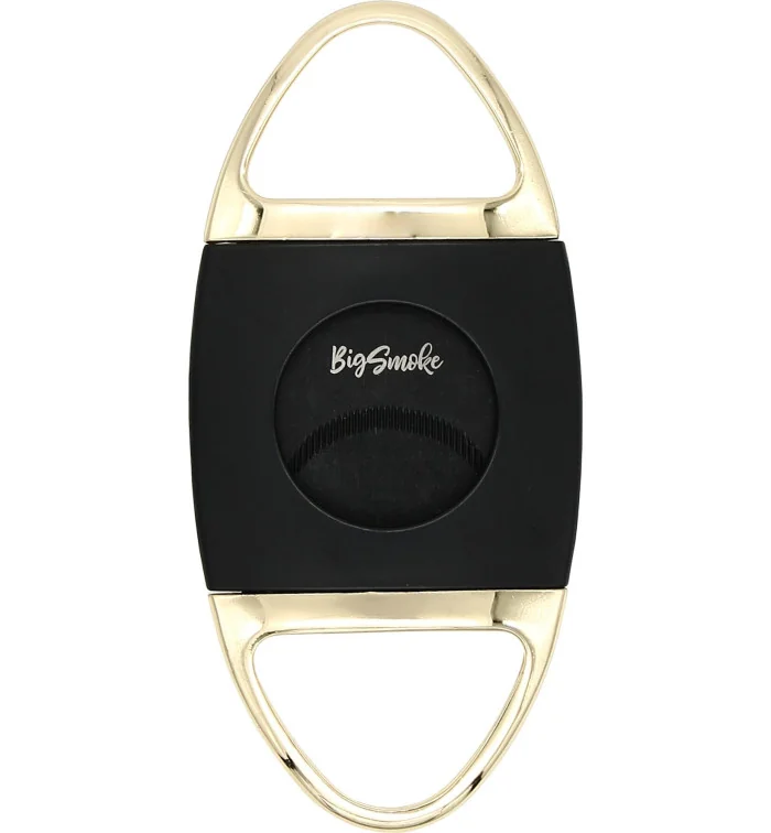 BigSmoke Cutter černá a zlatá, vroubkované černé čepele obraz 3