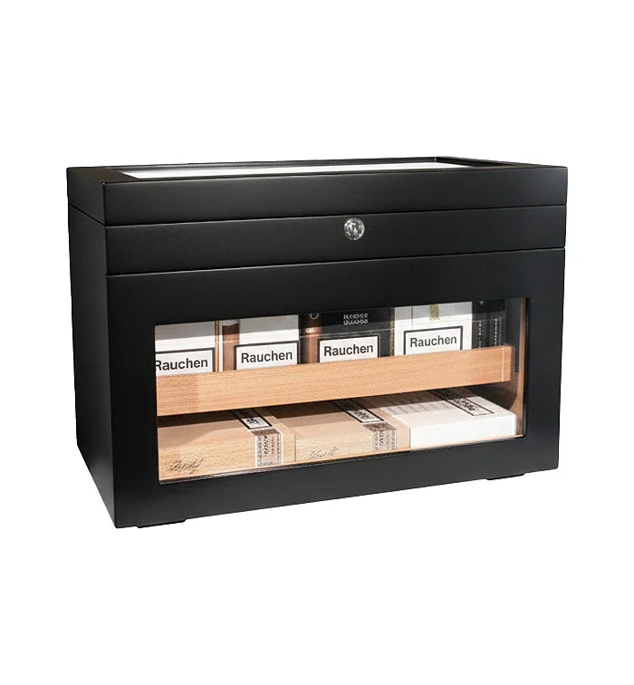 Humidor Adorini Portico Deluxe černý