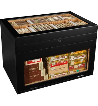 Humidor Adorini Portico Deluxe černý