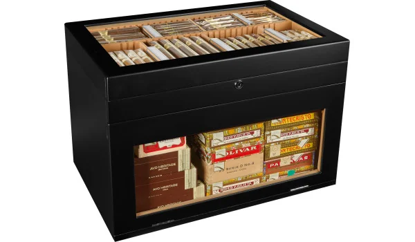 Humidor Adorini Portico Deluxe černý obraz 13