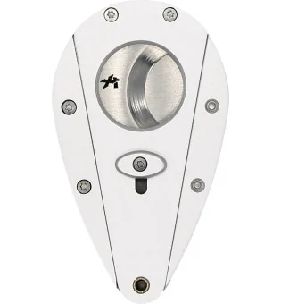 Stříbrný ořezávač Xi1  s dvěma noži Xikar 1