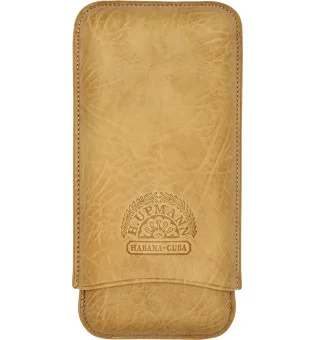 H.Upmann Cigar Case hnědé pro 3 doutníky