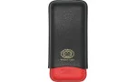 Kožené pouzdro Partagas Series černé a červené se zlatým logem