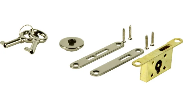 Humidor Sada zámků Swing Bolt Lock Set stříbrná obraz 4