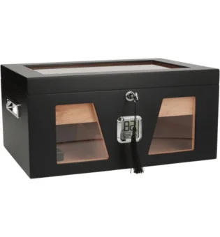 Humidor Angelo Gastronomy v černém provedení