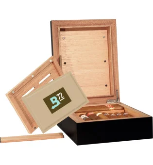 Humidor BigSmoke Mini černý vč. balení Boveda 72%