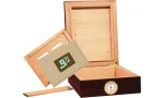 BigSmoke Humidor Mini Brown včetně balíčku Boveda 72%