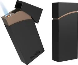 Zapalovač Adorini Boxy Jet černý/růžový